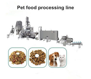 개 사료를 만들기 위한 압출기 기계가 주식 첨단 기술 애완동물사료에서 가공처리합니다