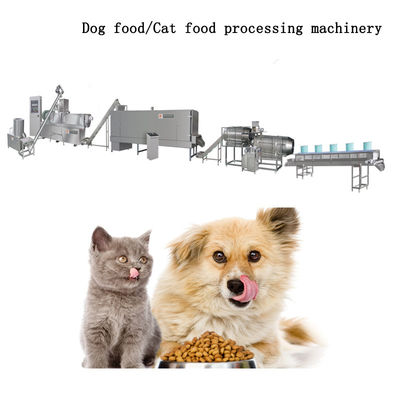 개를 위한 자동 마른 압출기 160 kg/H 애완동물사료 기계