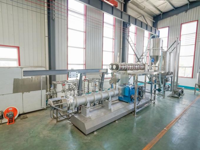 200-260kg/h 두 배 나사 식품 압출기 뜨 물고기 급식 생산 라인 기계 11