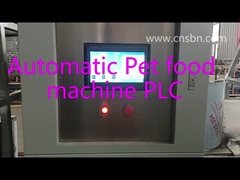 완전 자동 애완견 고양이 SLG 70 PLC 제어와 함께 쌍 나사 extruder 생산 라인