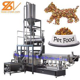 SUS201 동물 애완동물사료 압출 기계 150-5000kg/H