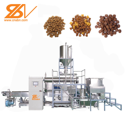 500~600kg/h 개 고양이 애완동물 식품 extruder 가공 라인