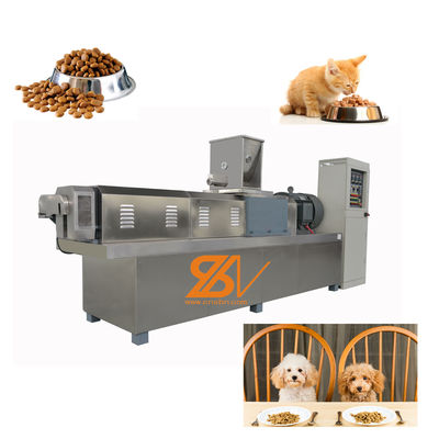 201 스테인레스 스틸 애완 동물 음식 라인, 소음 낮은 개 음식 extruder 기계