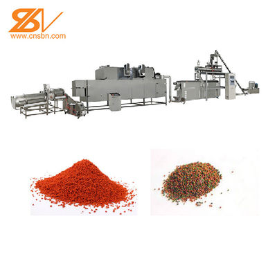 250kg/h 작은 생선 먹이 extruder 생산 라인