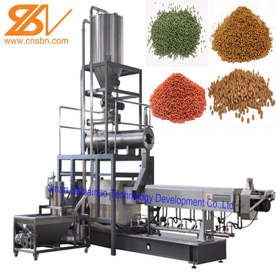 SLG95 크기 용량 떠있는 생선 먹이 extruder 생산 라인