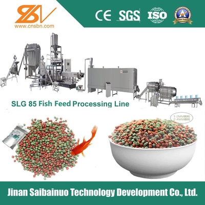 SLG65 떠있는 생선 먹이 extruder 기계 / Ss 떠있는 생선 먹이 제조 공장