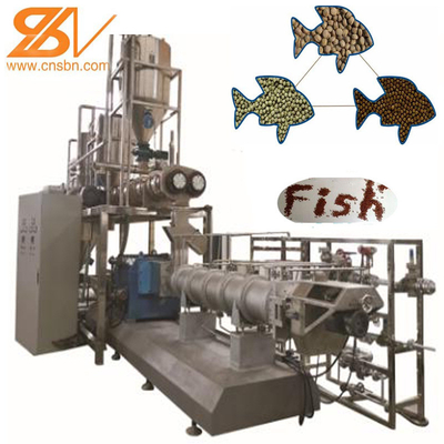 첨단 기술로 자동 생선 먹이 extruder 생산 라인