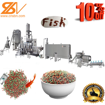 첨단 기술로 자동 생선 먹이 extruder 생산 라인
