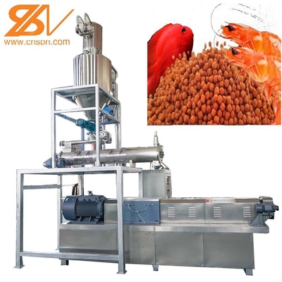 첨단 기술로 자동 생선 먹이 extruder 생산 라인