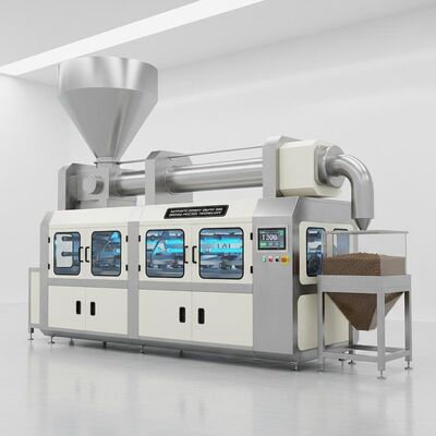 효율성을 위한 자동 에너지 절약 건조 공정 기술이 통합된 1200kg 애완동물 사료 기계