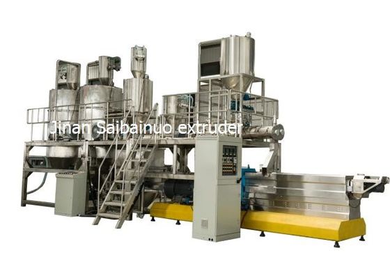400-500kg/h 뜨 물고기 먹이 압출기 기계 물고기 먹이 펠릿 기계